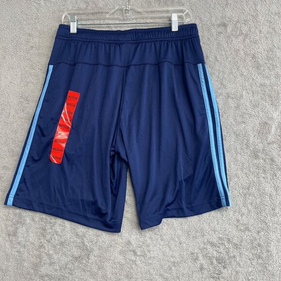 NWOT Adidas Men's Size M Navy Blue Athletic Shorts - Picture 2 of 7